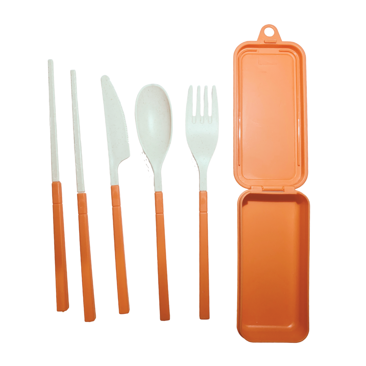 green-goose Bio-based Bestekset Opvouwbaar - Oranje