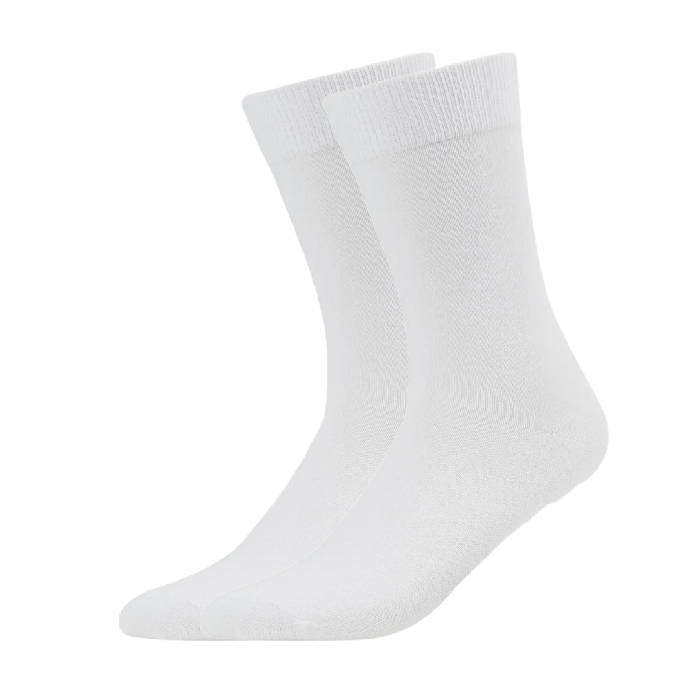 green-goose Bamboe Herensokken - 2 Paar - Wit - 95% Bamboe