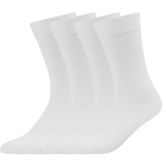 green-goose Bamboe Sokken - 4 Paar - Wit