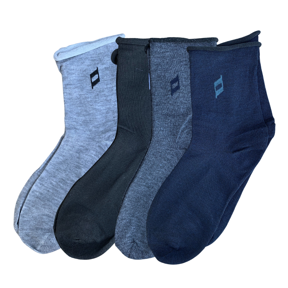 green-goose Bamboe Drukvrije Sokken - 2 Paar - Maat 39-44 - Mixed - 100% Bamboe