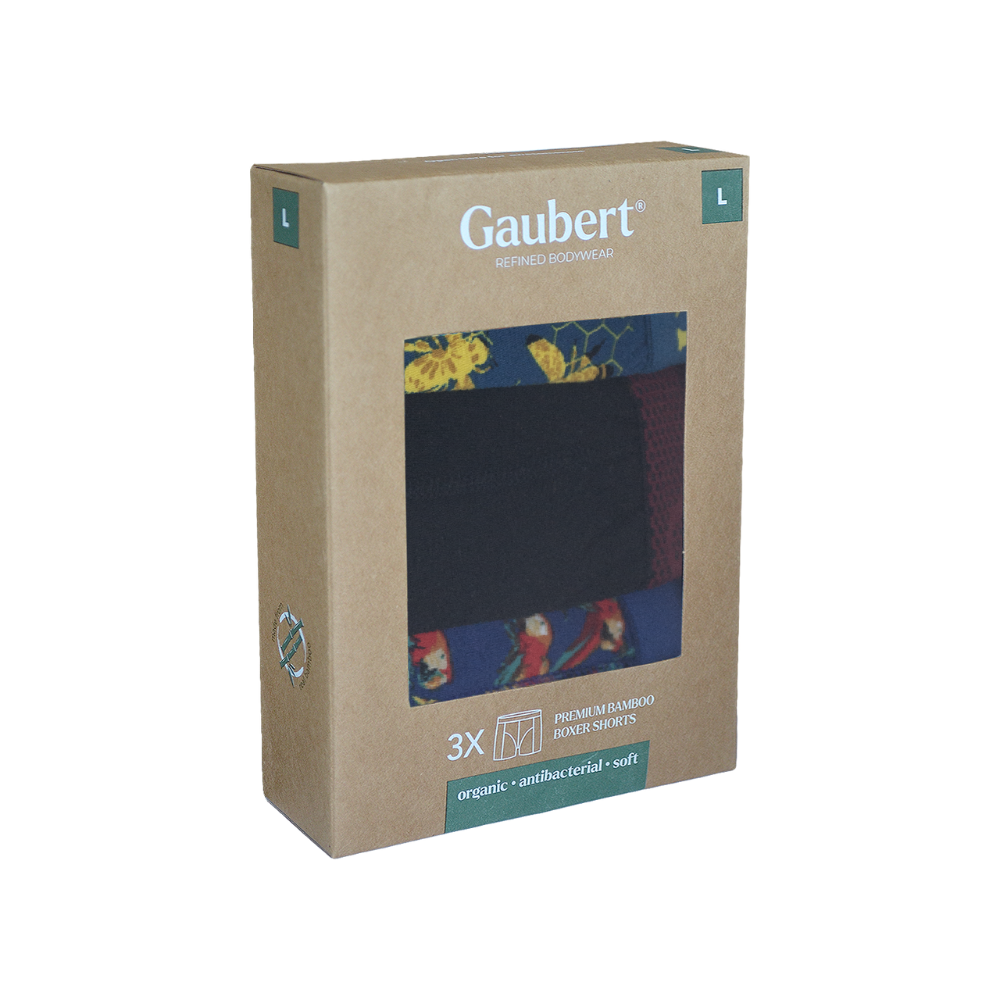 Gaubert Bamboe Boxershorts - 3 Stuks - Bijen
