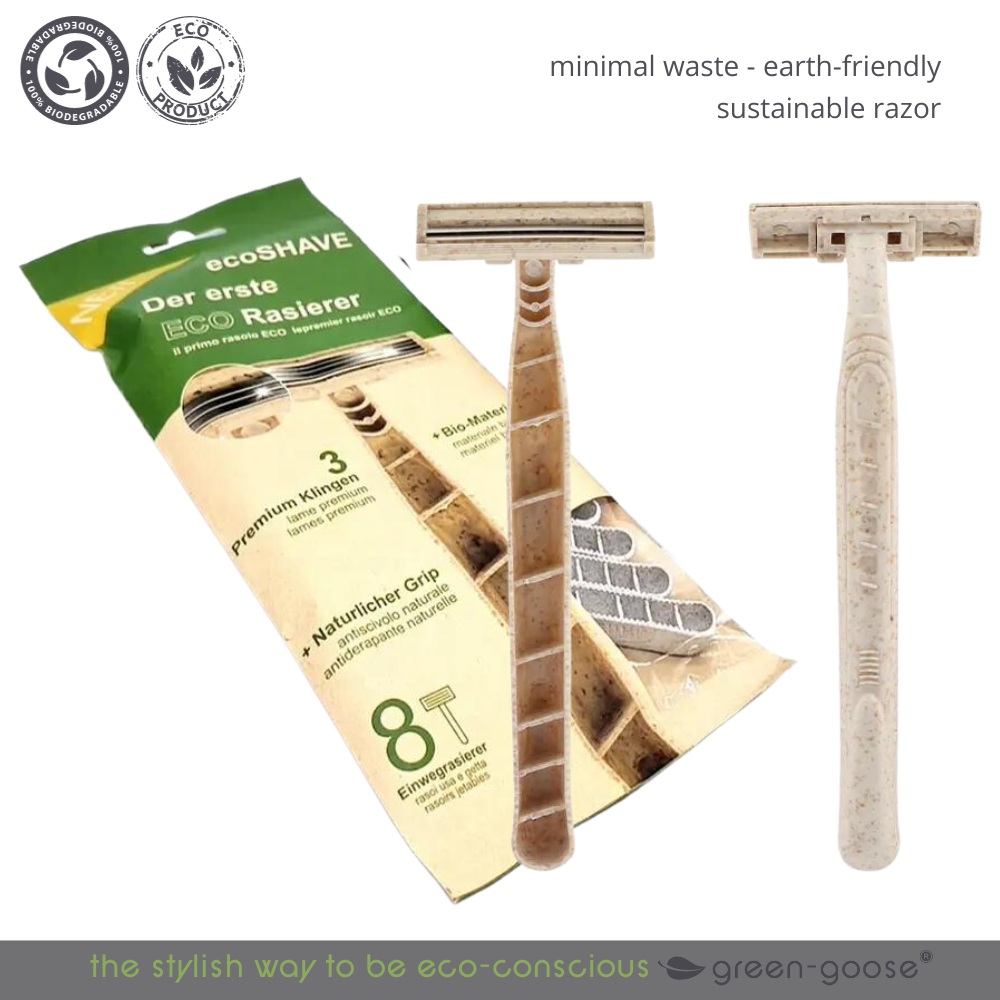green-goose Bio-based Scheermesjes - 8 Stuks