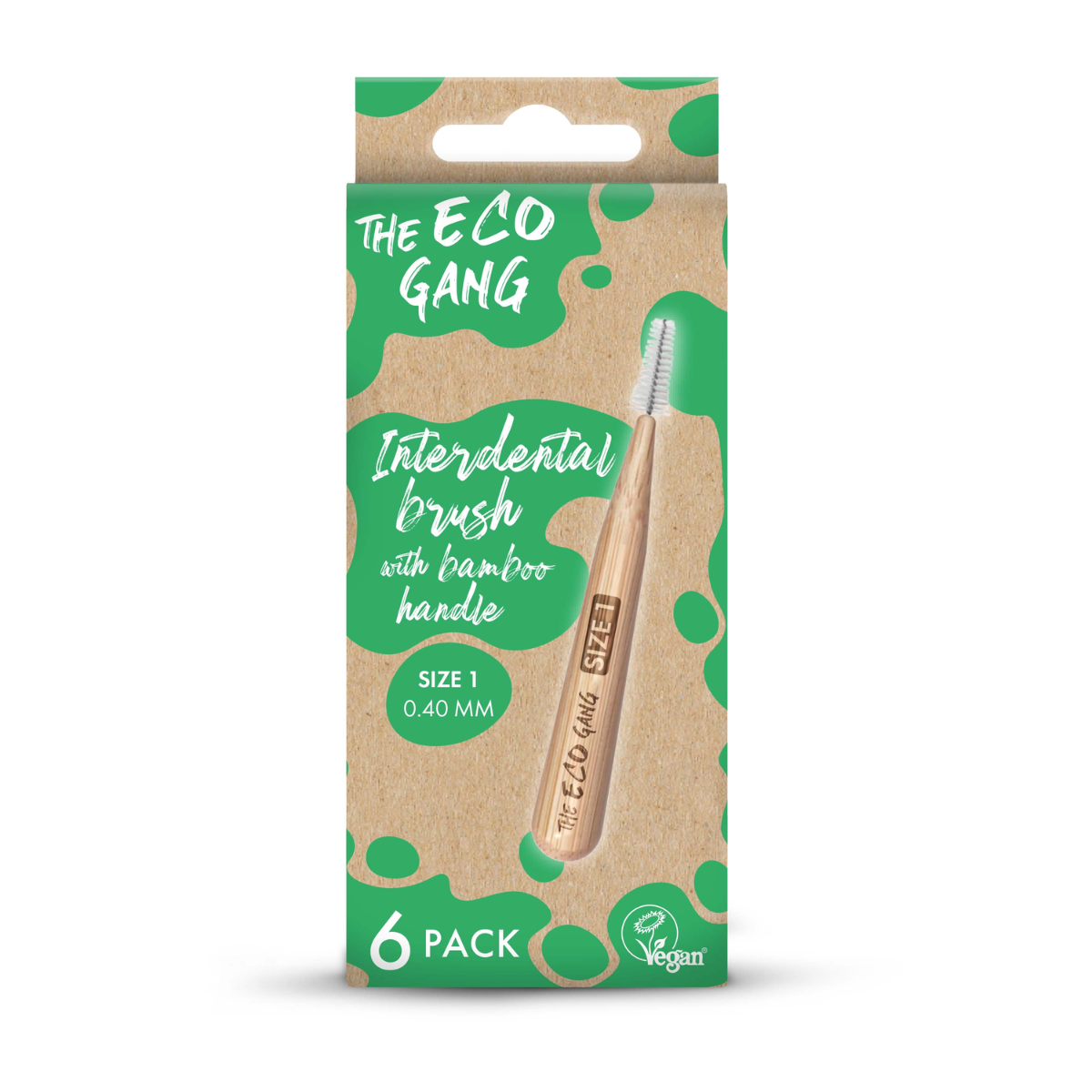 The Eco Gang Bamboe Ragers - Maat 1, 0.40 mm - 6 Stuks