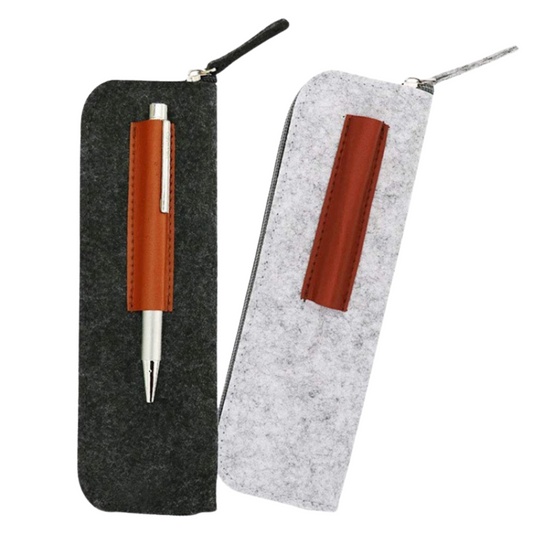 green-goose Vilt Etui - 2 Stuks - 21x8 cm