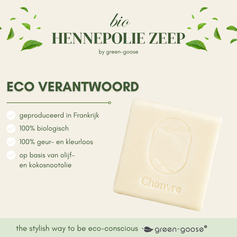 green-goose Hennepolie Zeep: Geur- en Kleurloos