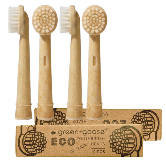 green-goose Oral B Bio-based Opzetborstels XL - 4 Stuks - Ongekleurd