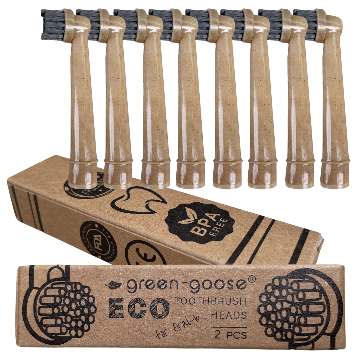 green-goose Oral B Bio-based Opzetborstels - Volwassenen