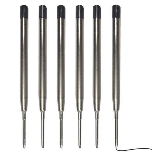 green-goose Kurk Pen Navulling - 6 Stuks - Zwart