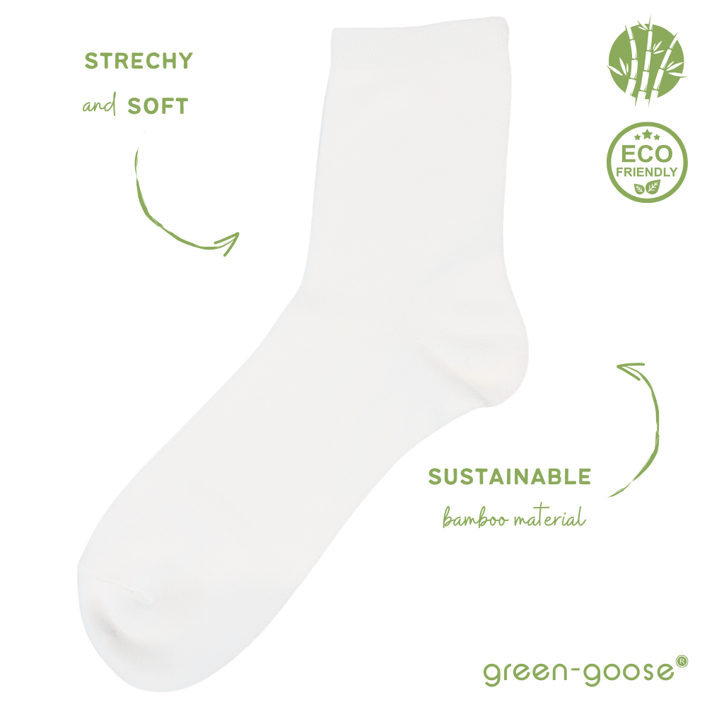 green-goose Bamboe Dames Sokken - Pastel - 5 Paar - 95%