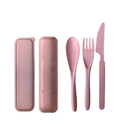green-goose Bio-based Bestekset - Roze