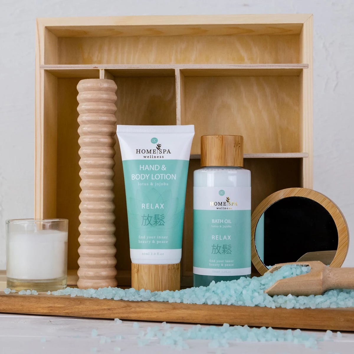 green-goose Giftset Bad XL - in Houten Kistje