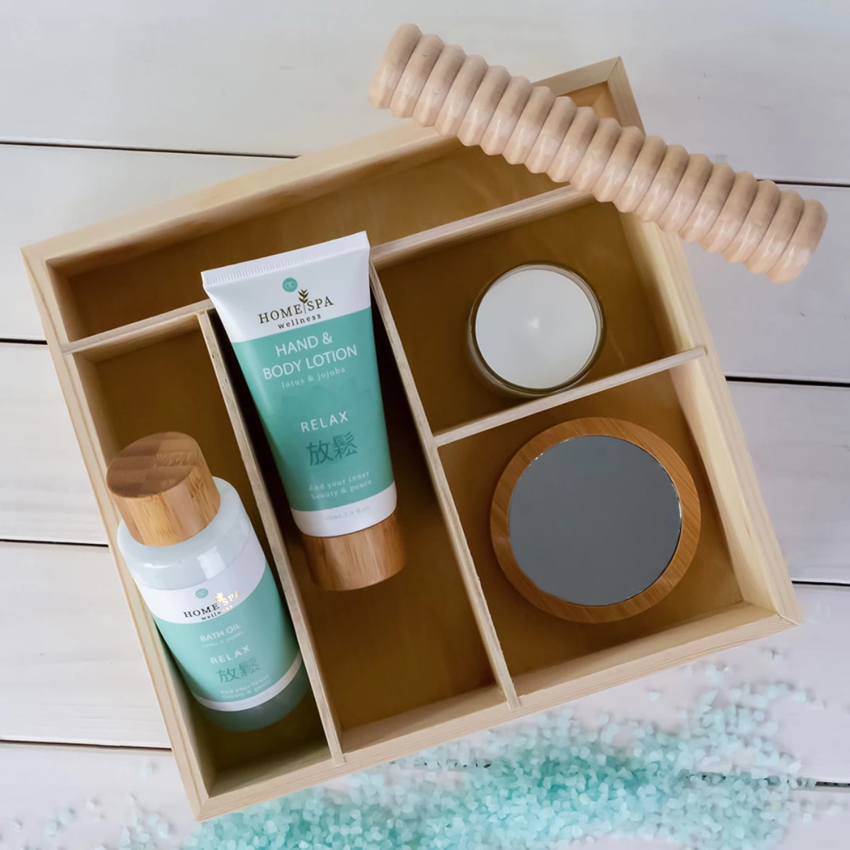 green-goose Giftset Bad XL - in Houten Kistje