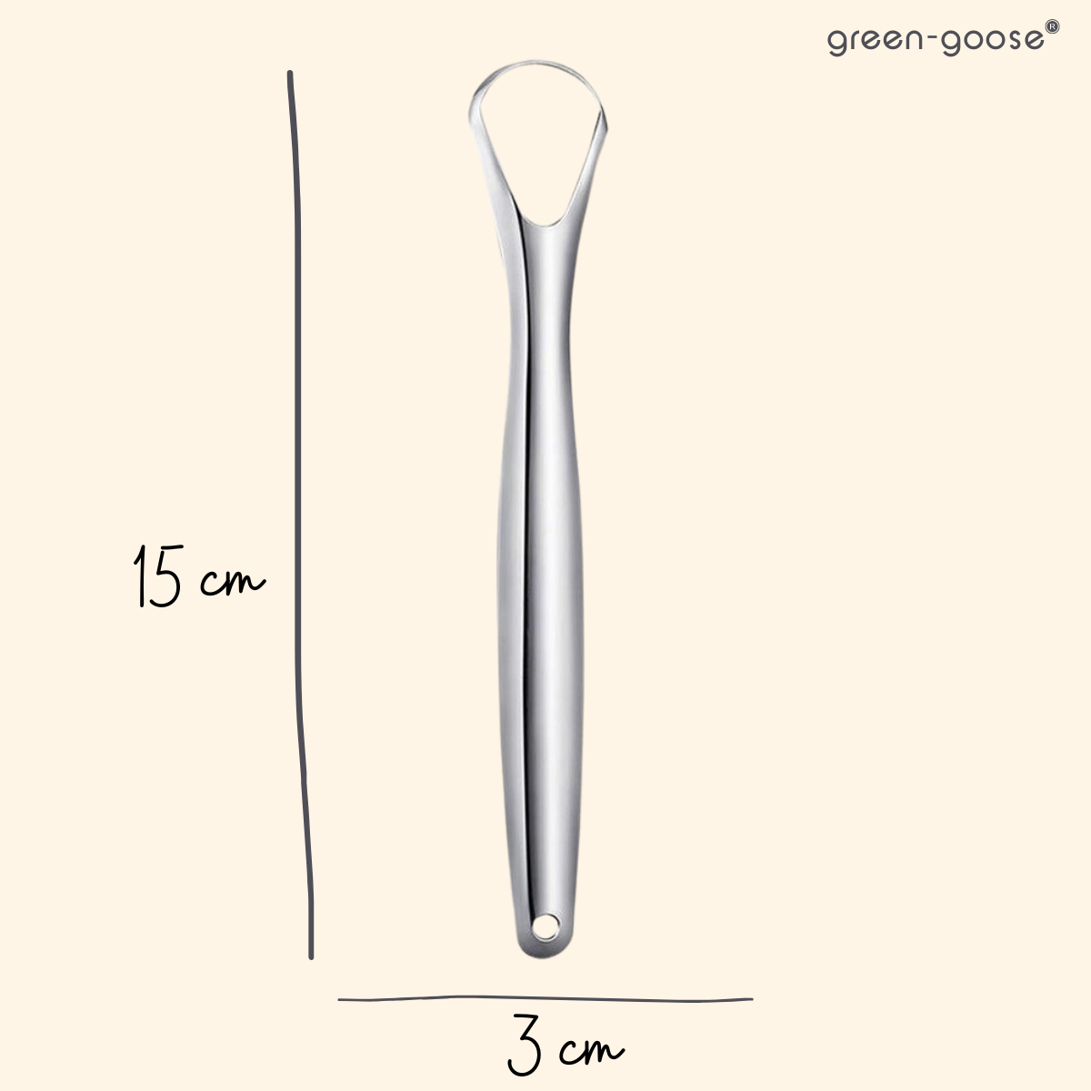 green-goose Tongschraper - Klein