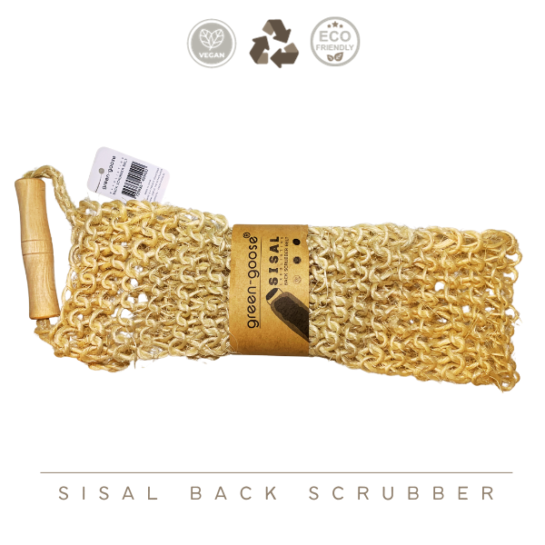 green-goose Rugscrubber Sisal Bamboe