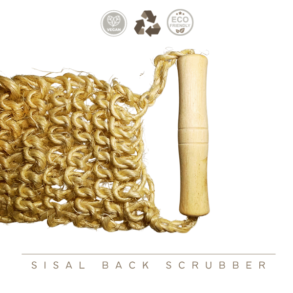 green-goose Rugscrubber Sisal Bamboe