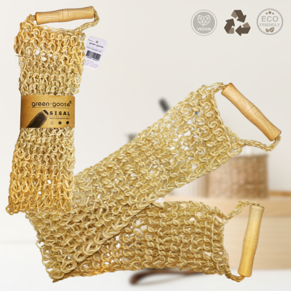 green-goose Rugscrubber Sisal Bamboe
