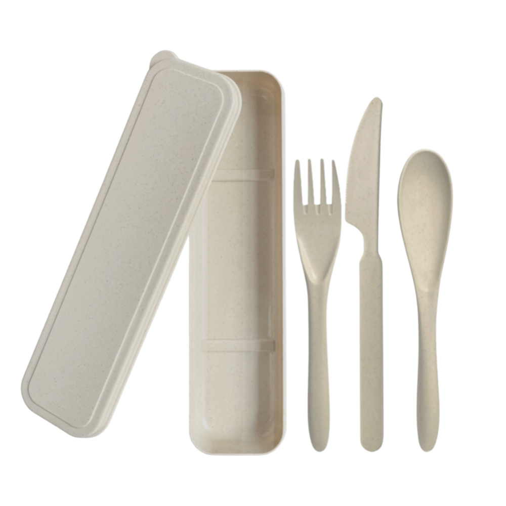 Bio-based Bestekset | Creme green-goose