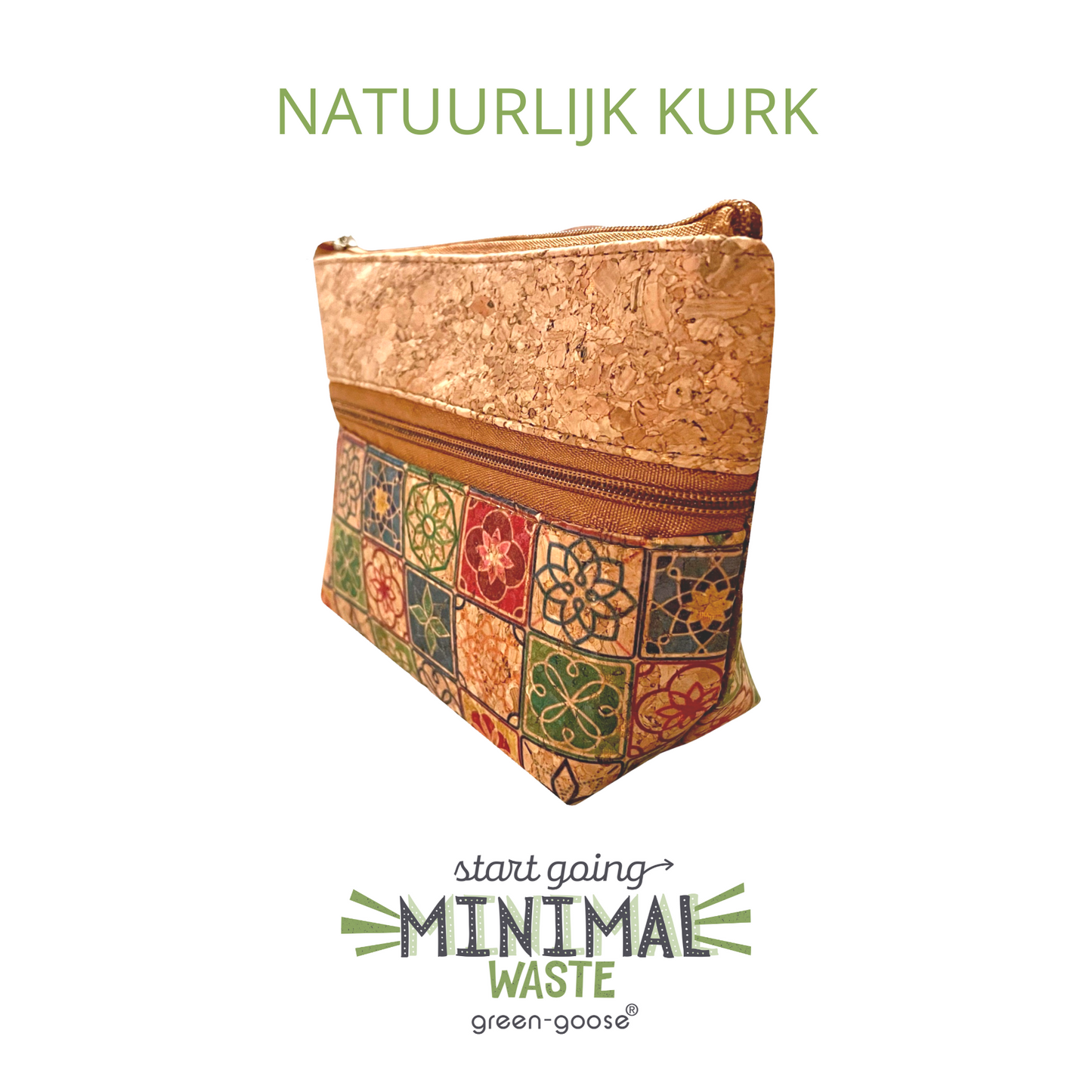 green-goose Kurk Diepe Etui - Franse Tegel