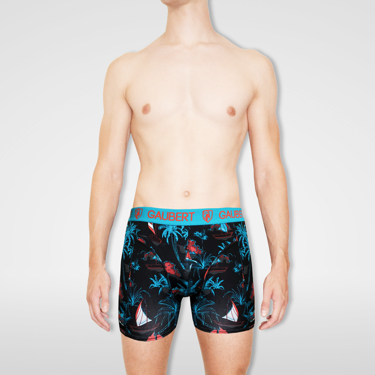 Gaubert Bamboe Boxershorts | 3 Stuks | Zeilboot en Bloemen green_goose_projects