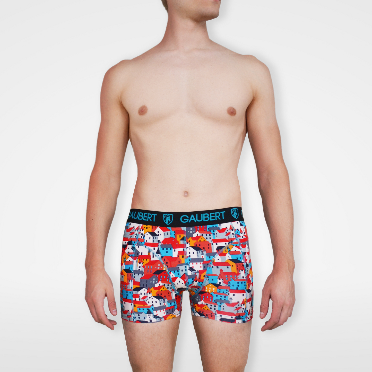 Gaubert Bamboe Boxershorts | 3 Stuks | Vis en Huizen green_goose_projects