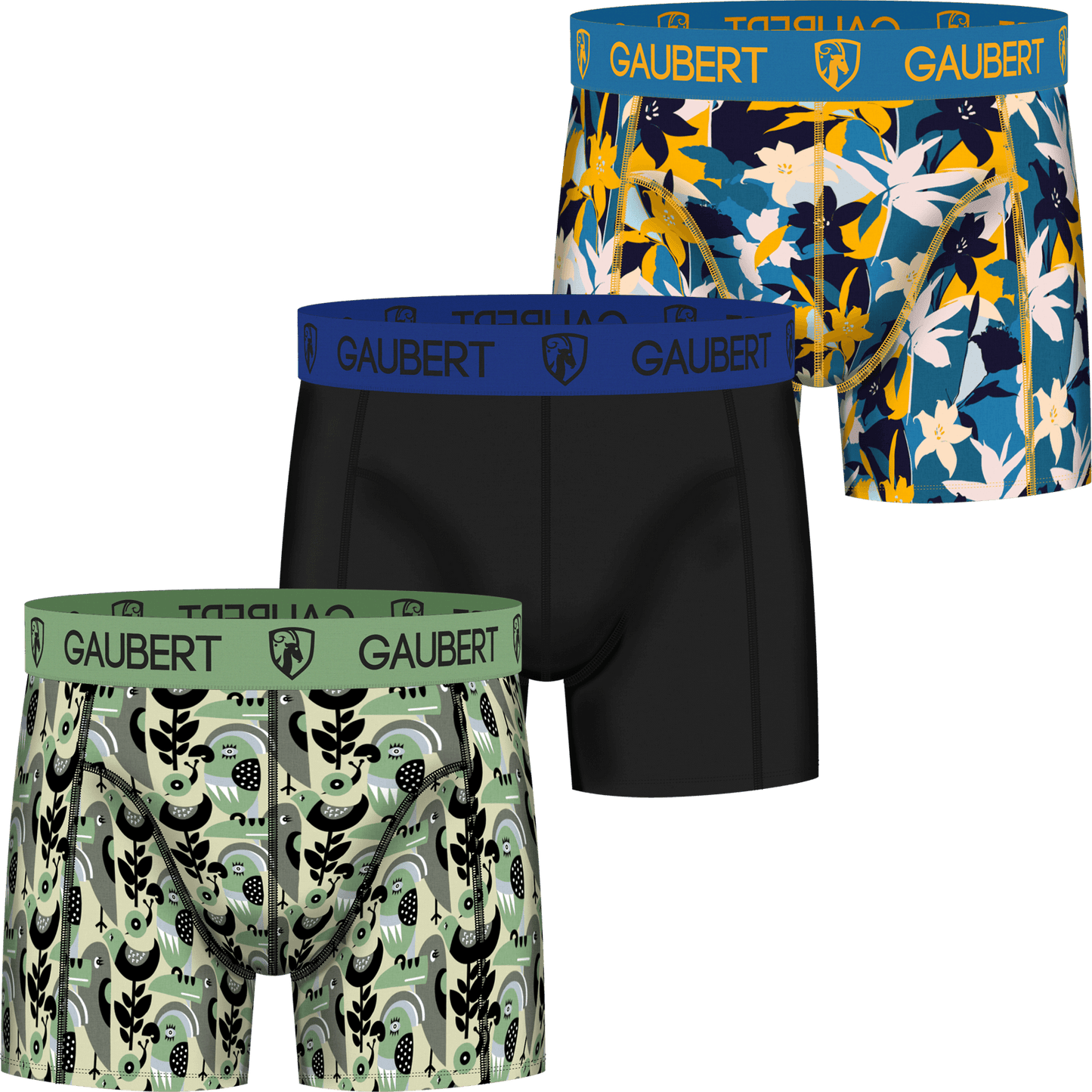 Gaubert Bamboe Boxershorts | 3 Stuks | Jungle en Tropen green_goose_projects