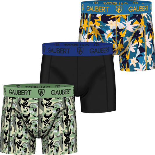 Gaubert Bamboe Boxershorts | 3 Stuks | Jungle en Tropen green_goose_projects