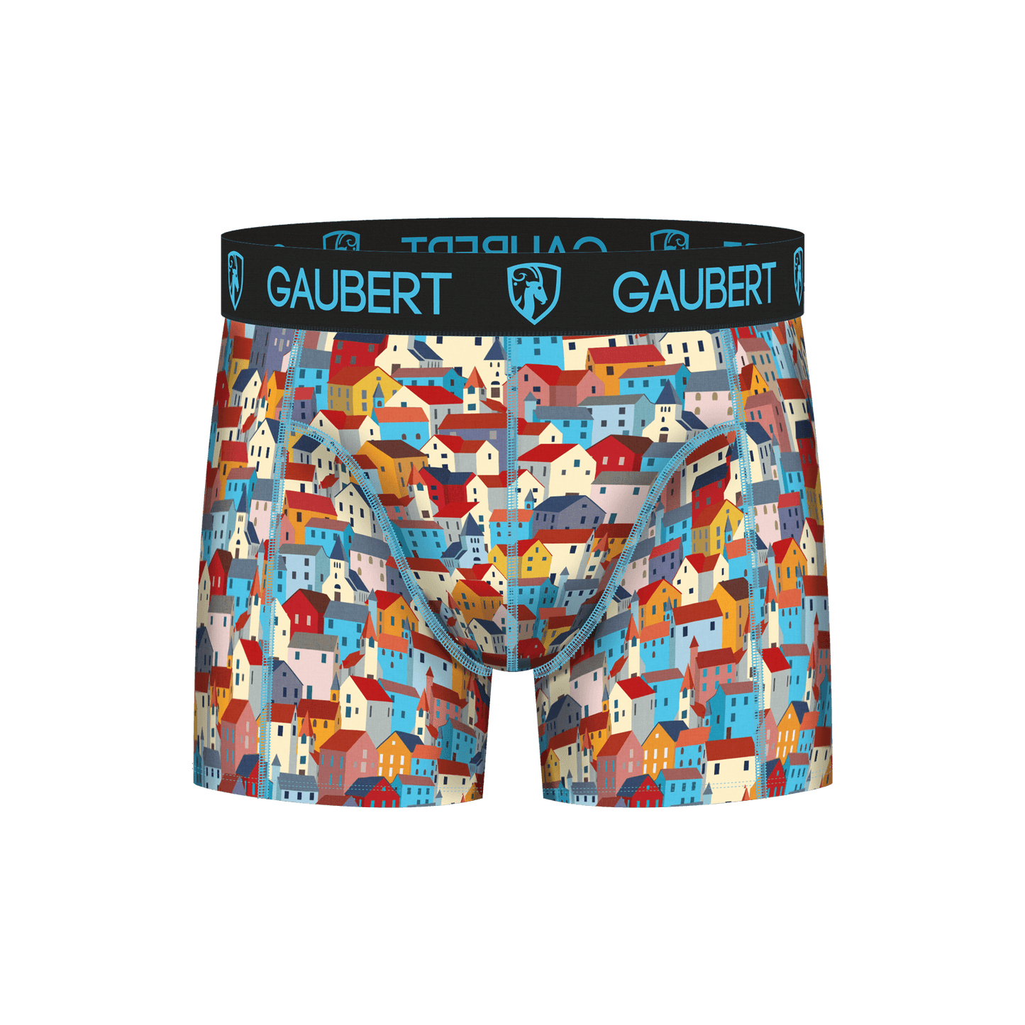 Gaubert Bamboe Boxershorts | 3 Stuks | Vis en Huizen green_goose_projects
