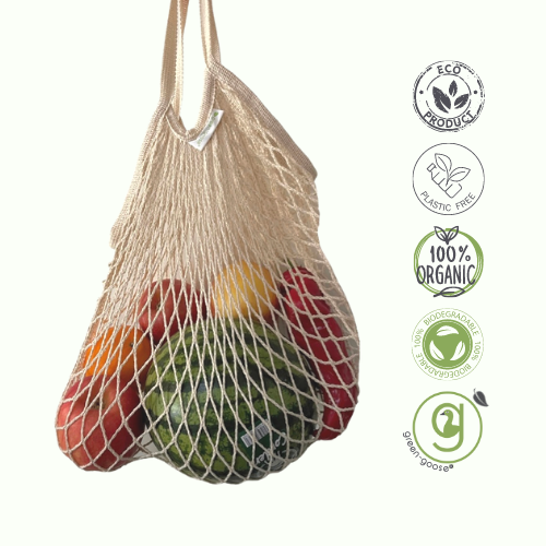 green-goose Boodschappentas Nettas - 2 Stuks