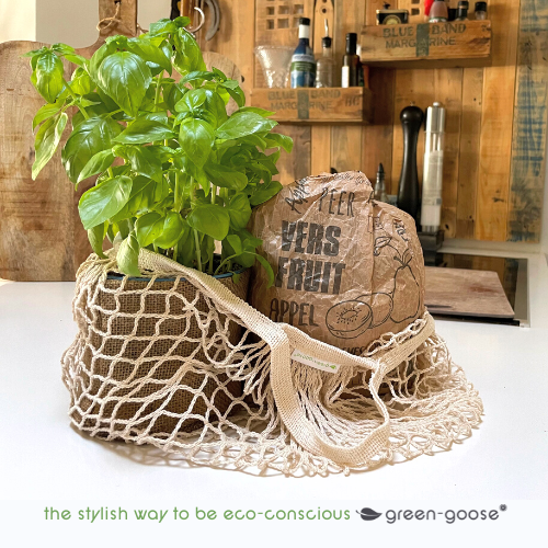 green-goose Boodschappentas Nettas - 2 Stuks