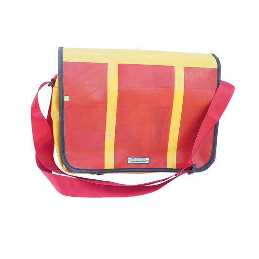 green-goose Laptoptas Strade 17" - Rood, Geel
