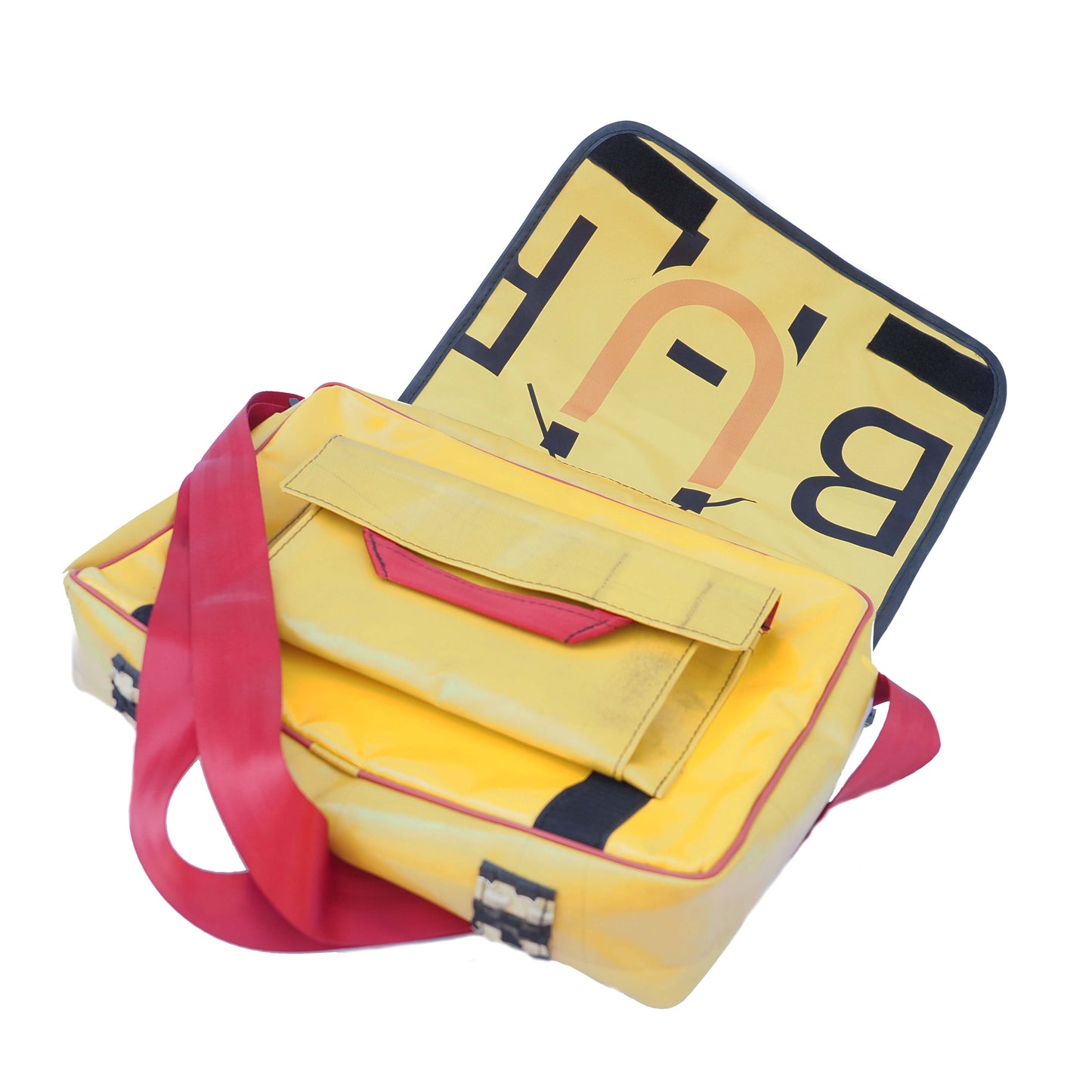 green-goose Laptoptas Strade 17" - Rood, Geel