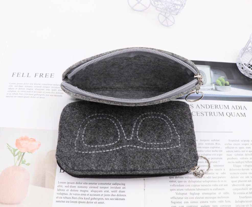 green-goose Vilt Brillenhoesje - 14x7 cm