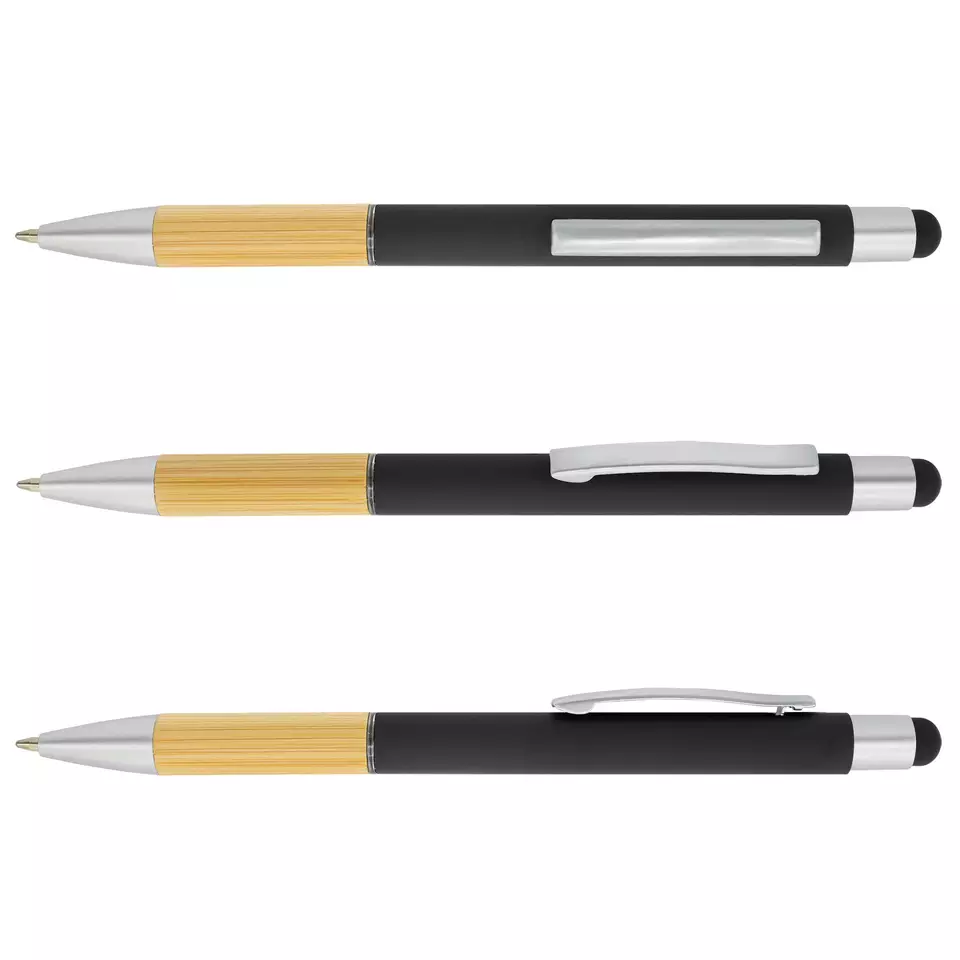 green-goose Bamboe Stylus Pennen - 4 Stuks - Random Kleuren