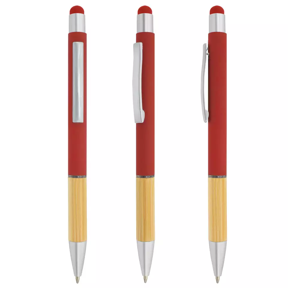 green-goose Bamboe Stylus Pennen - 4 Stuks - Random Kleuren