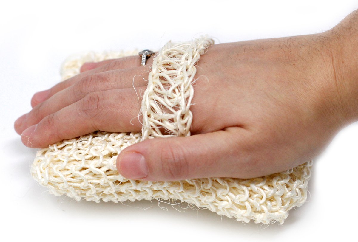 green-goose Sisal Badspons Vierkant