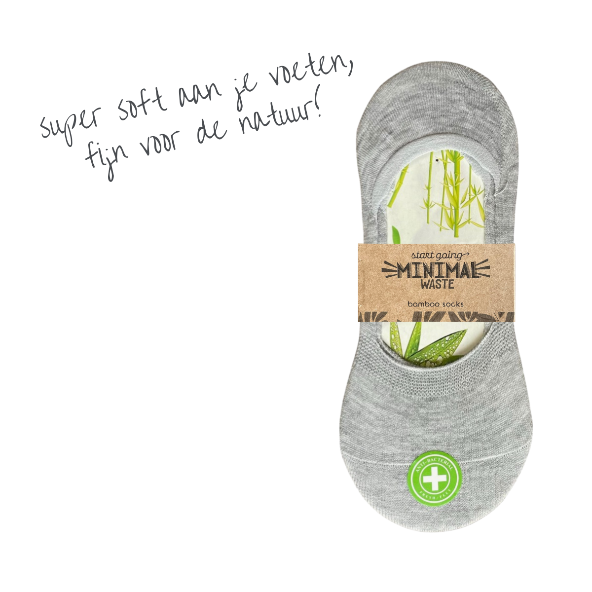 green-goose Bamboe Dames Footies - 5 paar - Multicolor - Maat 36-42