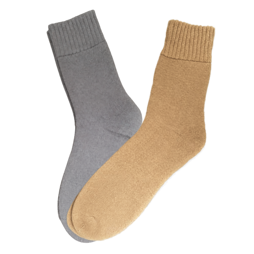 green-goose Alpaca Sokken - Medium Dik - 2 Paar