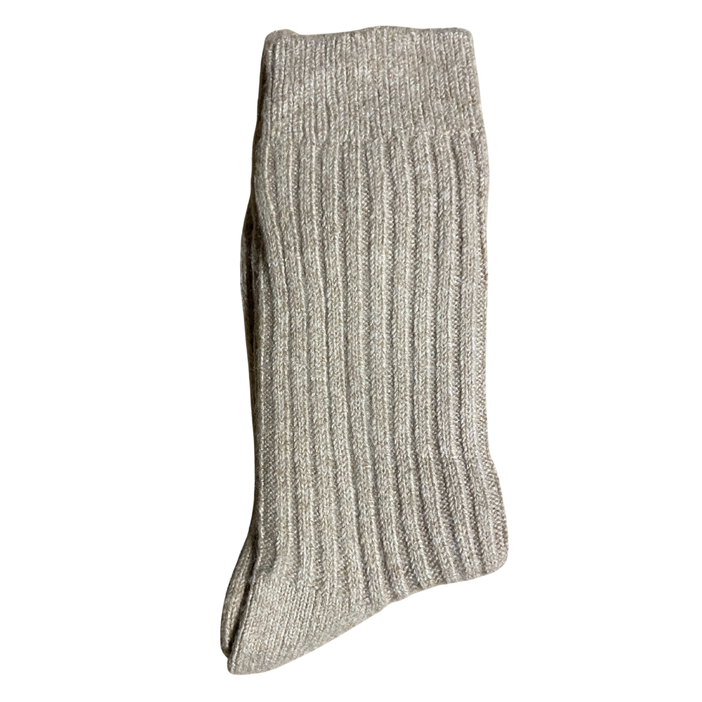 green-goose Alpaca Damessokken - 1 Paar - Relief - 85%