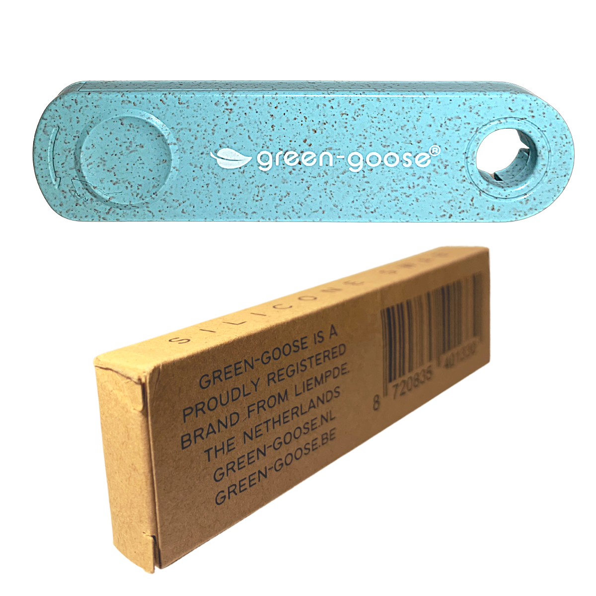 green-goose Herbuikbaar Bio-based Wattenstaafje en Make-up Applicator - Blauw