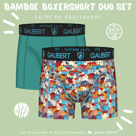 Gaubert Bamboe Boxershorts | Duo Set XXL | Huizen