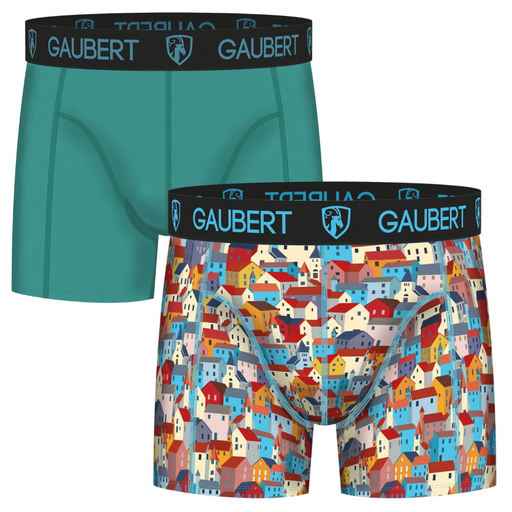 Gaubert Bamboe Boxershorts - Duo Set XL - Huizen