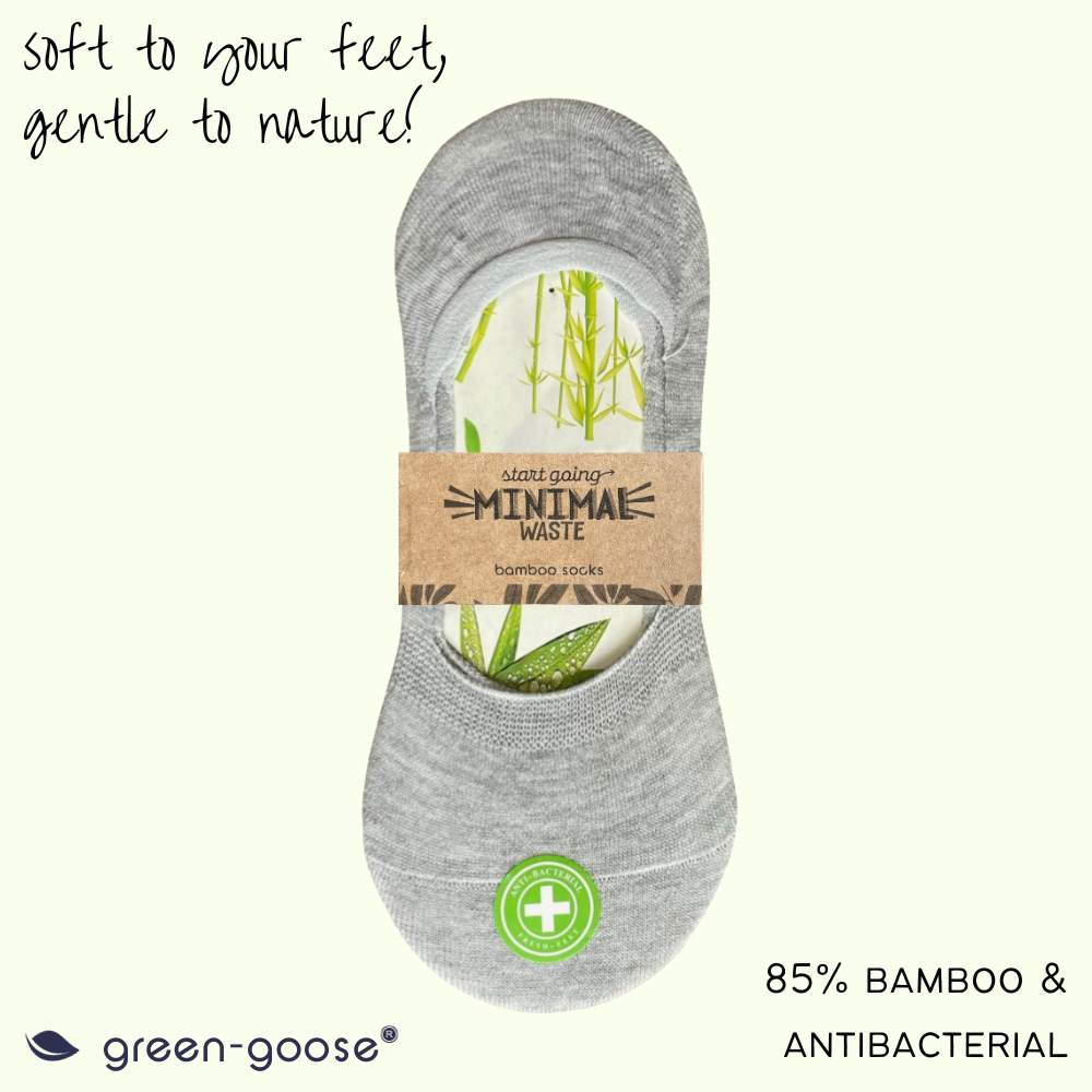 green-goose Bamboe Dames Footies - 5 paar - 85% Bamboe - Multicolor - Maat 35-39