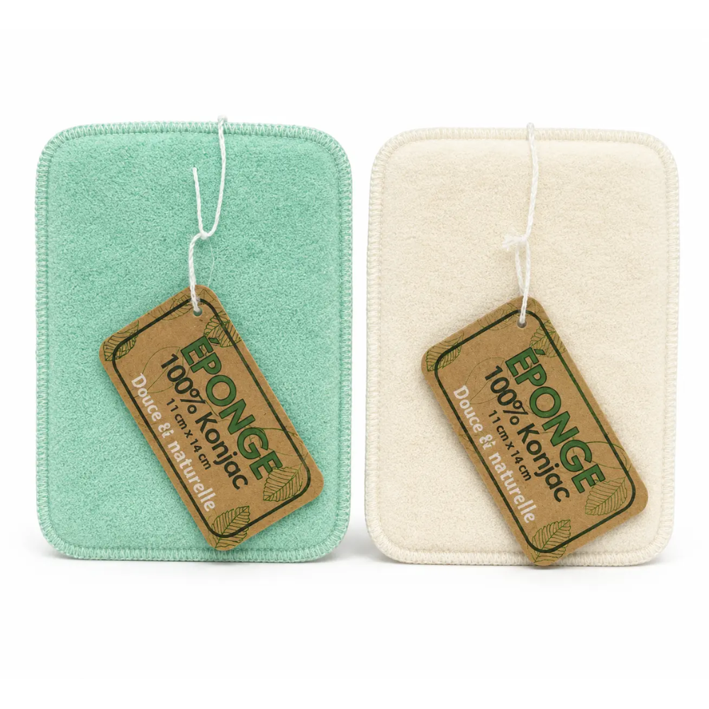 green-goose Konjac Douchespons - 2 Stuks