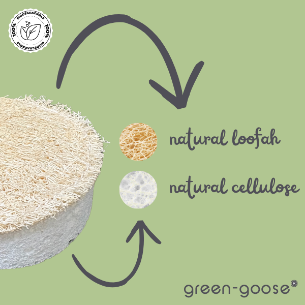 green-goose Loofah Cellulose Spons
