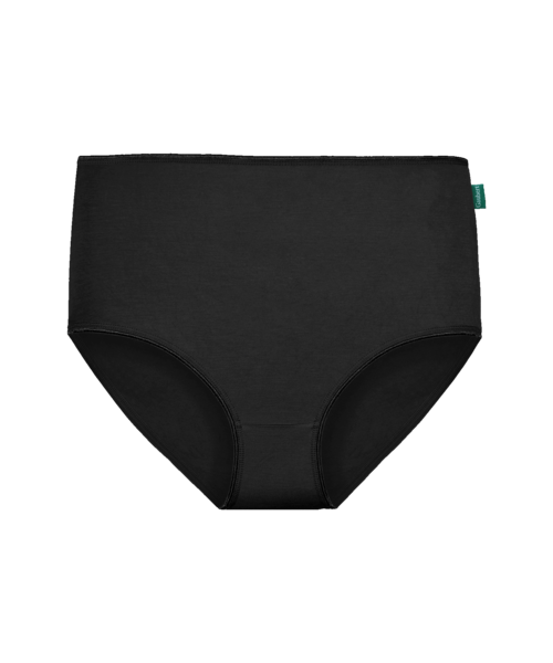 Gaubert  Dames Bamboe High Waist Slips - Zwart - 5-pack