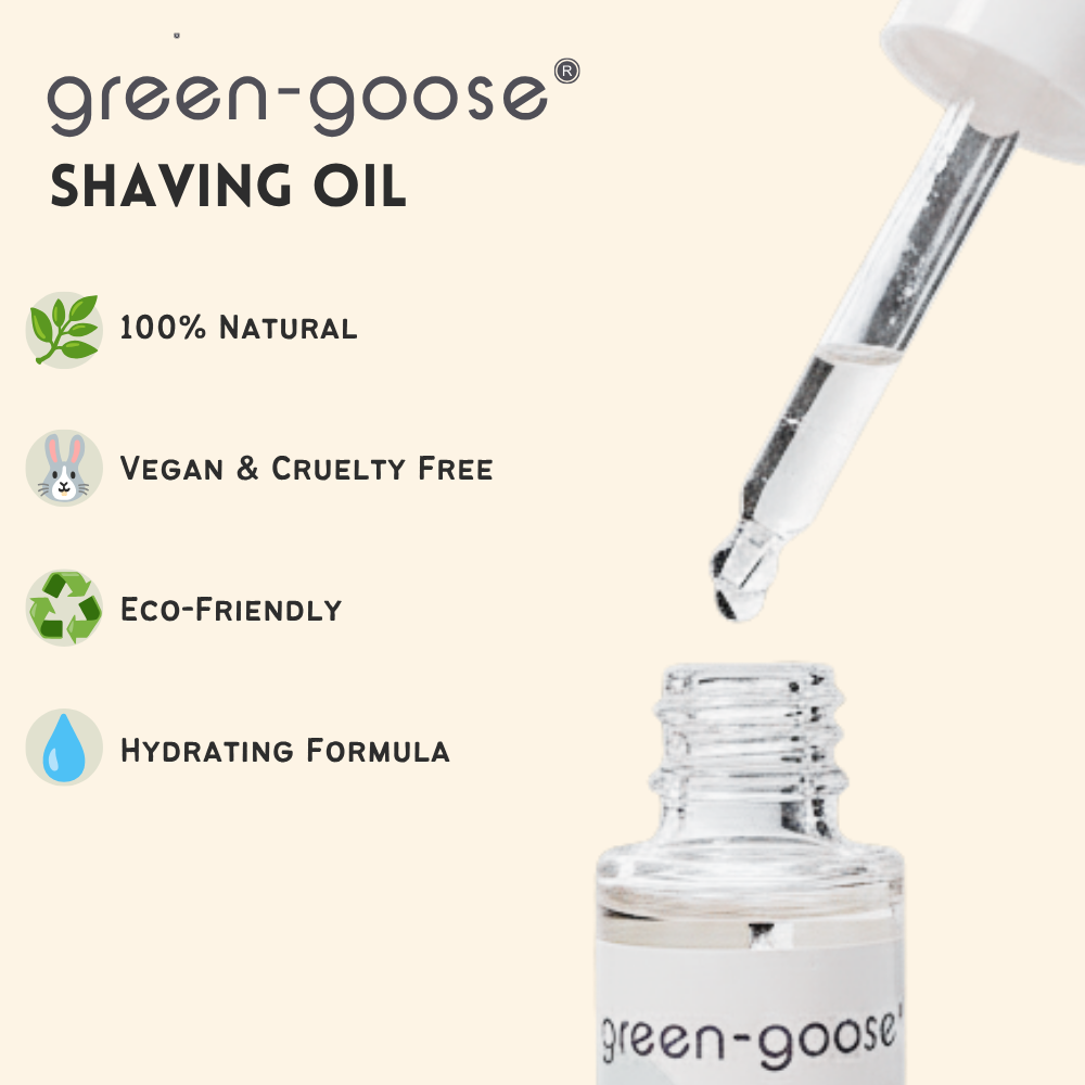 green-goose Natuurlijke Scheerolie - 30 ml