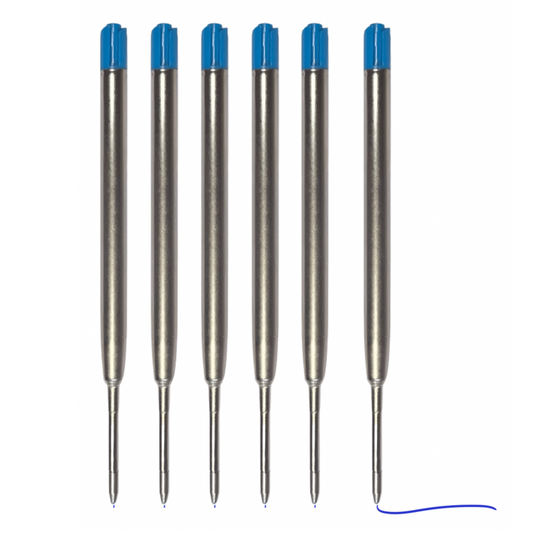 green-goose Kurk Pen Navulling - 6 Stuks - Blauw