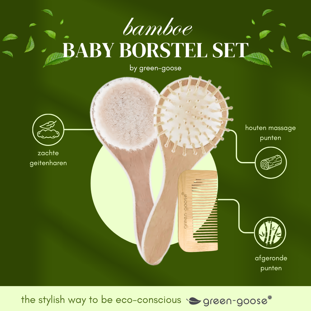 green-goose Baby Bamboe Haarverzorgingspakket