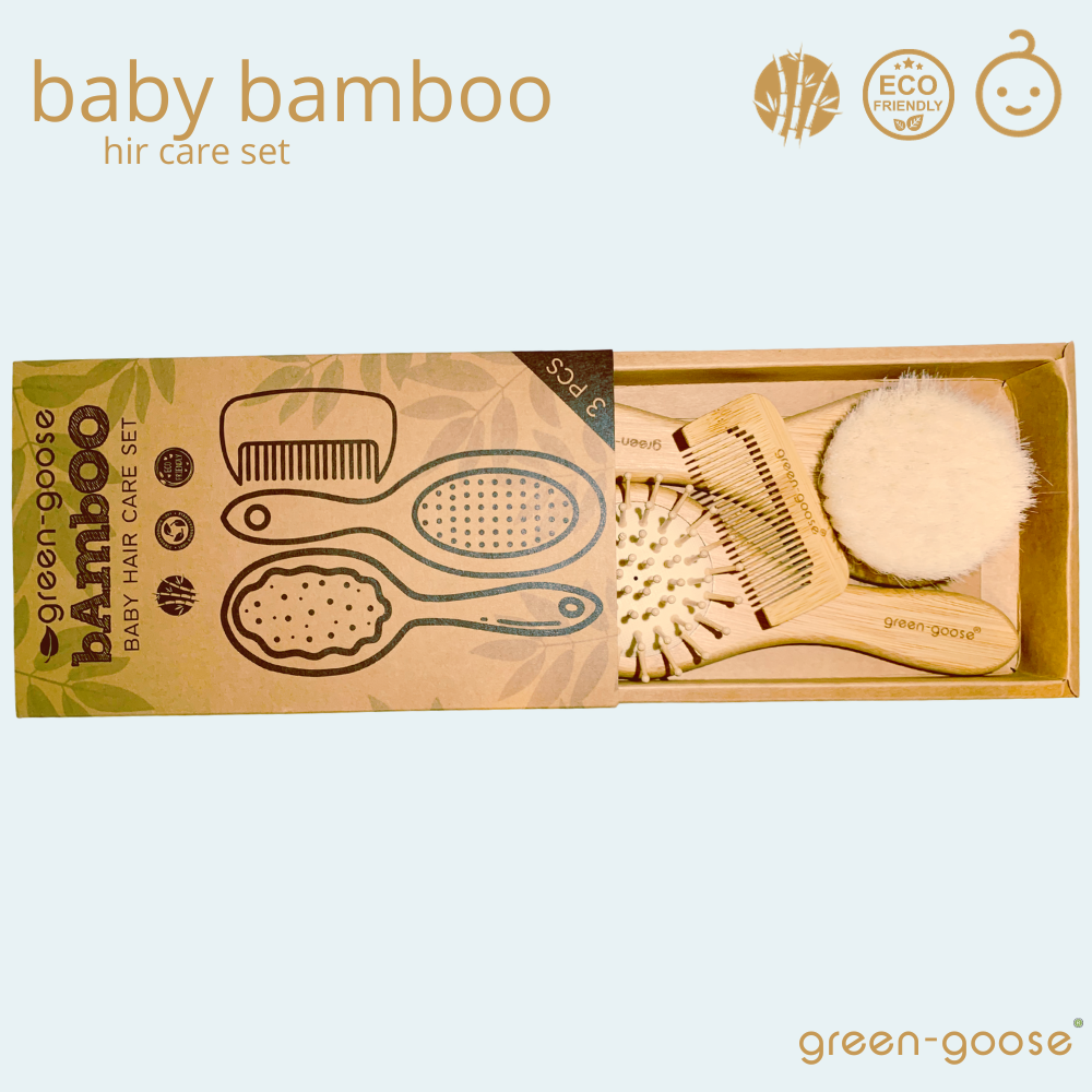 green-goose Baby Bamboe Haarverzorgingspakket