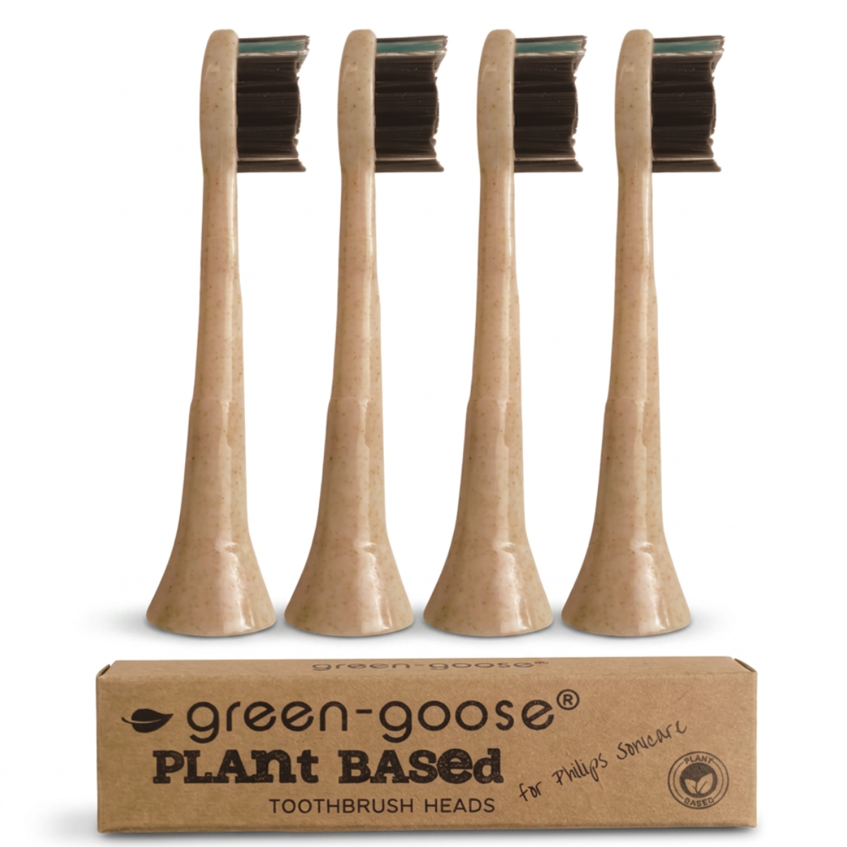 green-goose Sonicare Bio-based Opzetborstels - 4 Stuks - Volwassenen